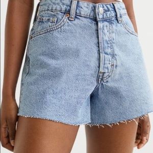 H&M High Waisted Shorts Size 8